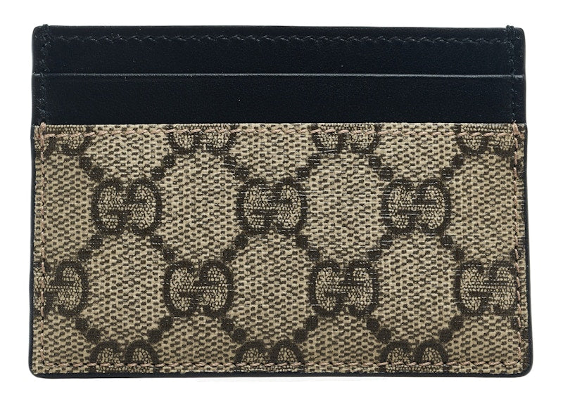Gucci Card Case Supreme Beige/Black