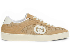 Gucci G75 Sneaker Beige Gg Canvas Womens