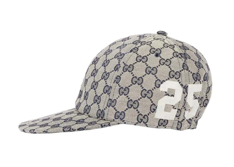 Gucci GG Canvas Baseball Cap Beige/Navy