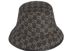 Gucci GG Denim Bucket Hat Black