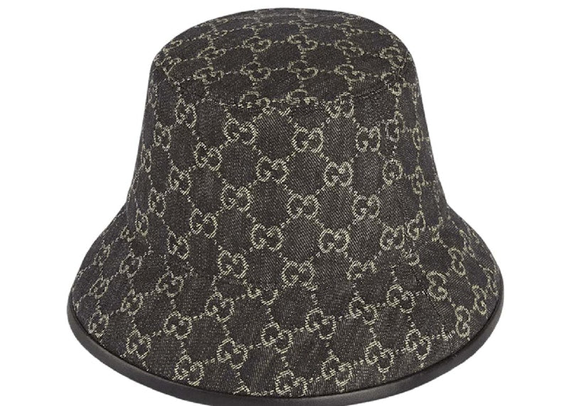 Gucci GG Denim Bucket Hat Black