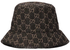 Gucci GG Denim Bucket Hat Black