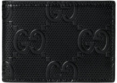 Gucci Gg Embossed Bi-Fold Wallet Black