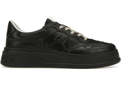 Gucci GG Embossed Black Leather