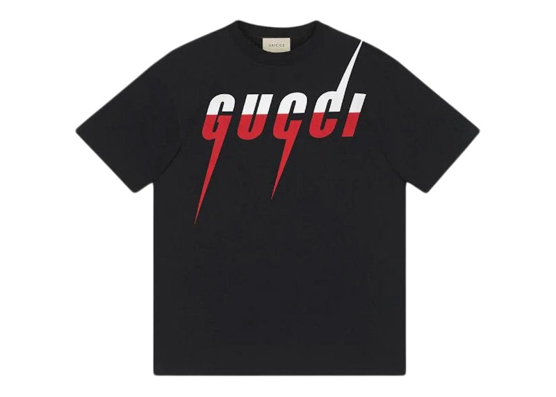 Gucci Blade Print T-Shirt Black/Red/White