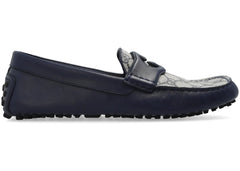 Gucci Interlocking G Driver Loafer Blue
