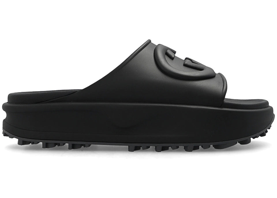 Gucci Interlocking G Slide Black