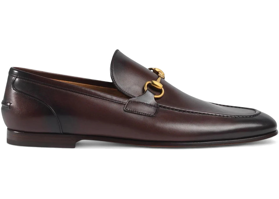 Gucci Jordaan Loafer Dark Brown Leather