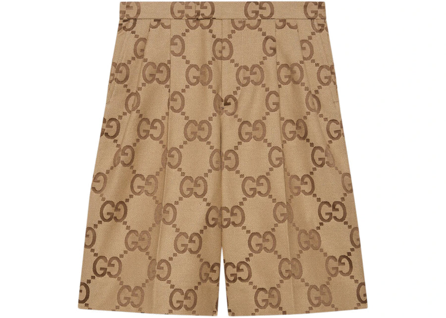 Gucci Jumbo GG Canvas Shorts Beige/Ebony