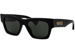 Gucci Rectangular Sunglasses Black Gg1835S - 001