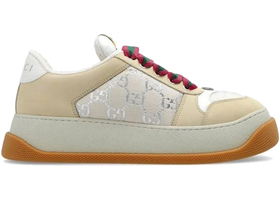 Gucci Screener Gg Monogram Beige Womens