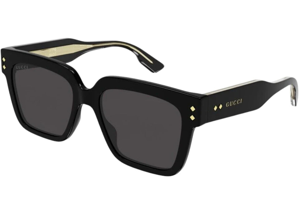 Gucci Square Sunglasses Black Gray Gg1084S - 001 - 54