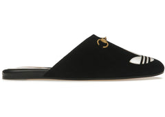 Gucci X Adidas Trefoil Slipper Black Womens