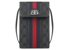 Gucci x Balenciaga The Hacker Project Phone Bag Black