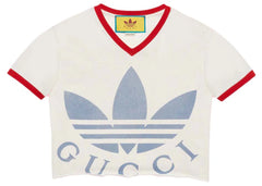 Gucci x adidas Cropped T-Shirt White