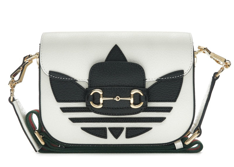 Gucci x adidas Horsebit 1955 Shoulder Bag White/Black
