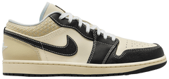 Jordan 1 Low SE Coconut Milk Black Muslin