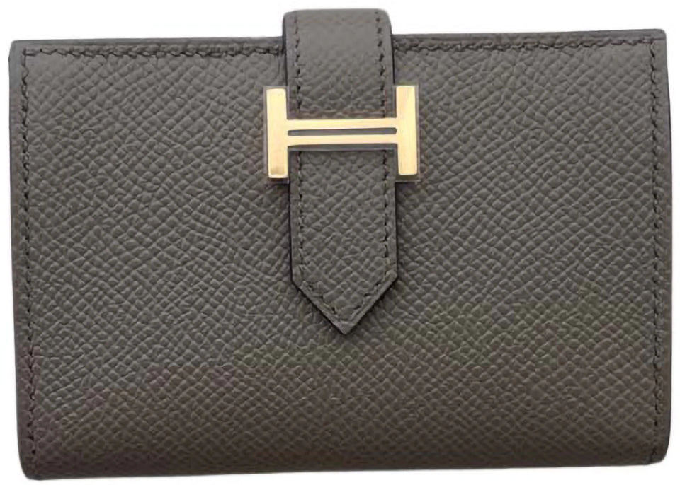 Hermes Card Holder Bearn Etain