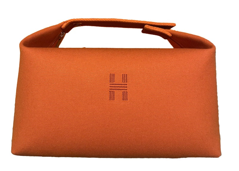 Hermes Case Bride-a-Brac Large Orange Feu