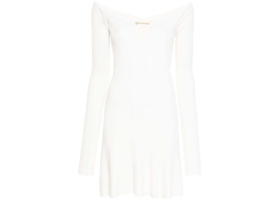 Jacquemus La Mini Robe Pralu Dress Off White
