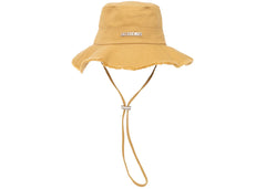 Jacquemus Le Bob Artichaut Frayed Expedition Hat Beige