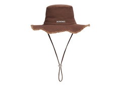 Jacquemus Le Bob Artichaut Frayed Expedition Hat Brown