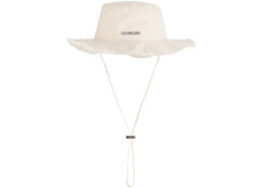 Jacquemus Le Bob Artichaut Large Brim Bucket Hat Off-White