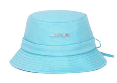 Jacquemus Le Bob Gadjo Bow Bucket Hat Turquoise