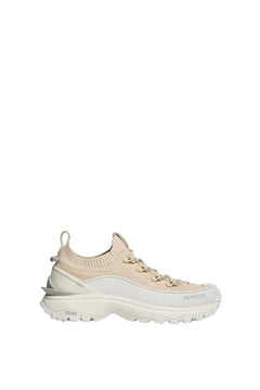 Moncler Trailgrip Lite3 Nubuck & Suede Sneakers White Ivory