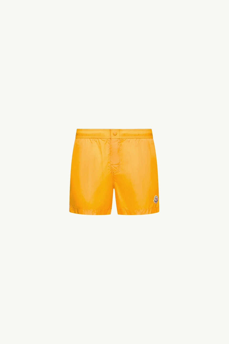 Moncler Logo Swim Shorts Yellow Yellow