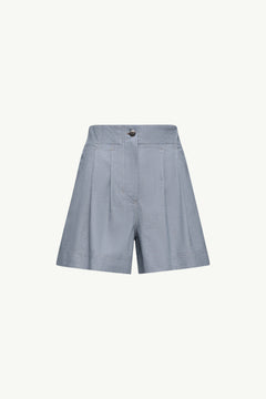 Moncler Chambray Shorts Powder Blue Powder Blue