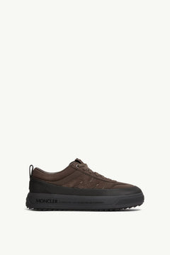 Moncler Moncler Altive Nubuck & Suede Sneakers Brown