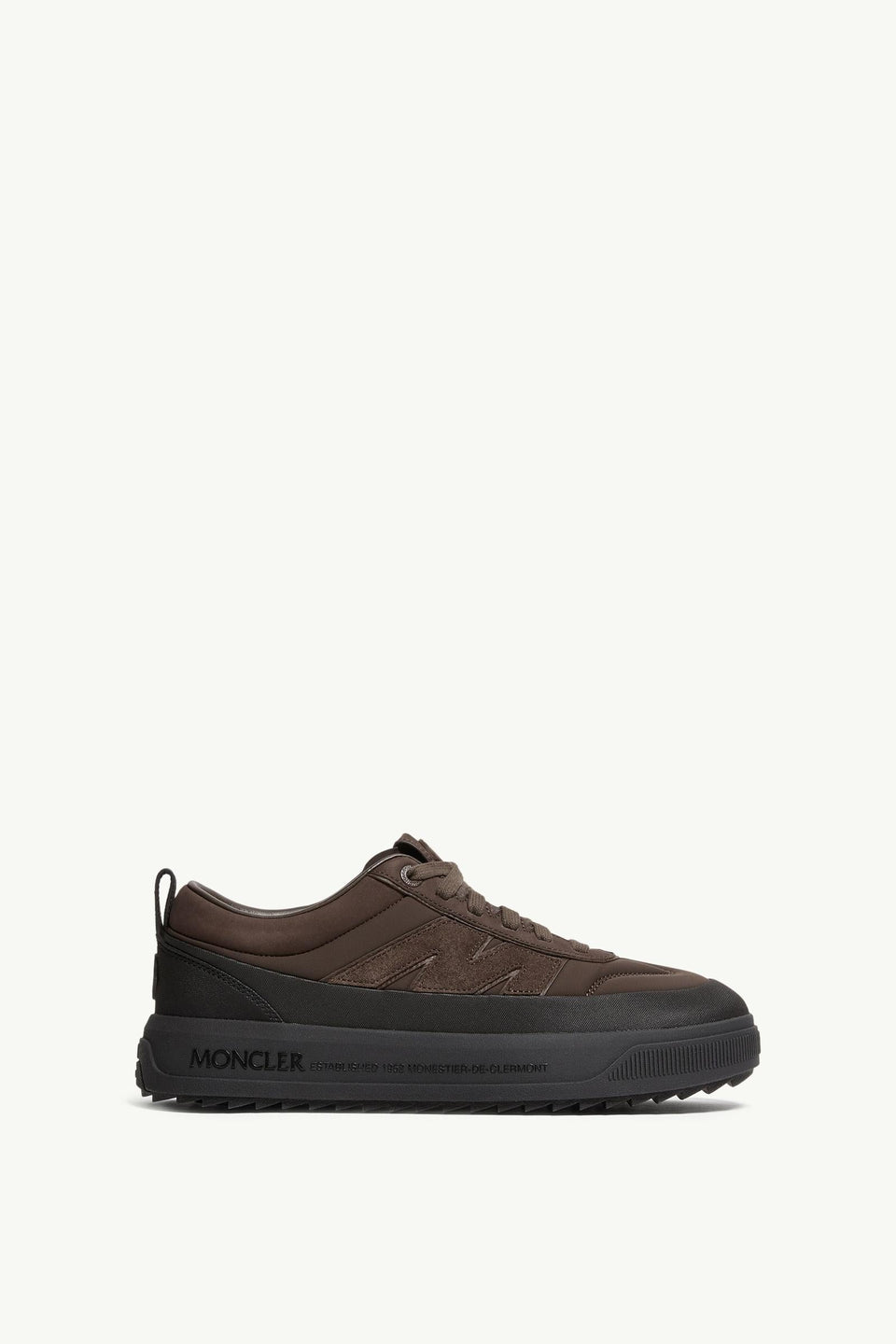 Moncler Moncler Altive Nubuck & Suede Sneakers Brown