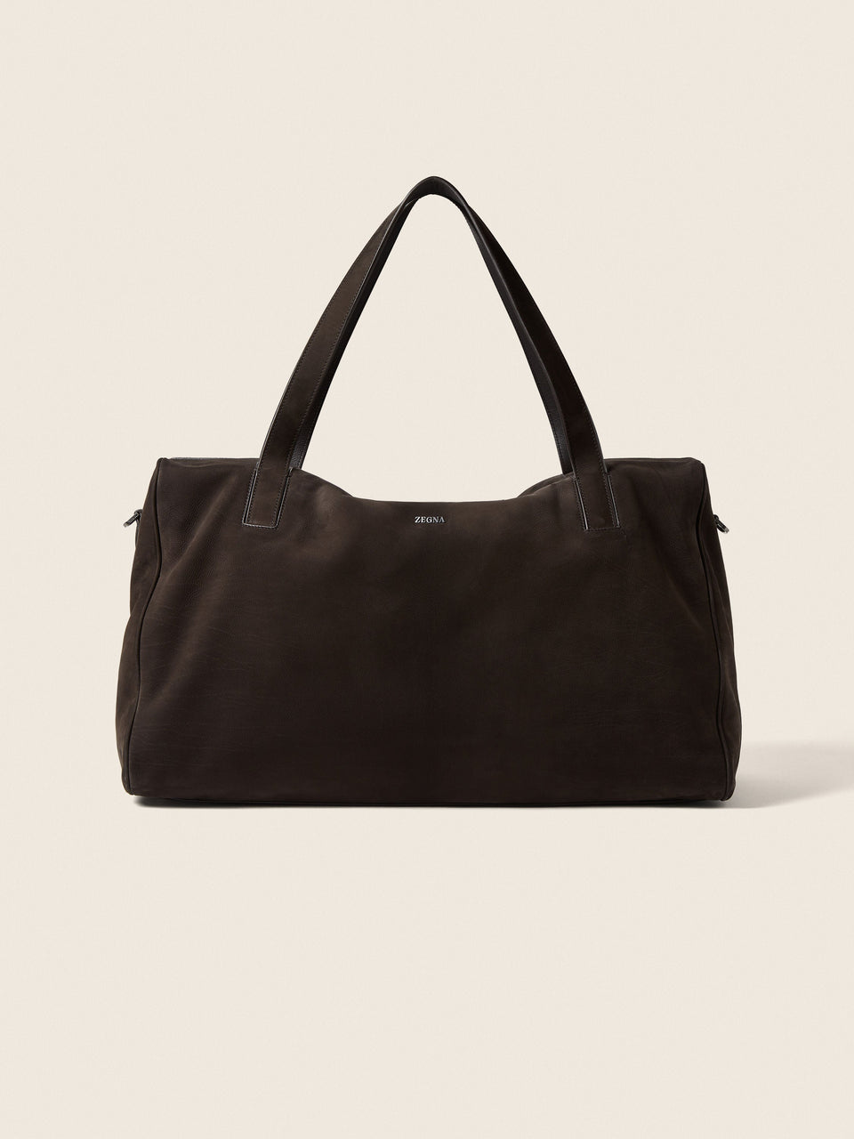 Zegna Dark Brown Secondskin Weekend Travel Bag