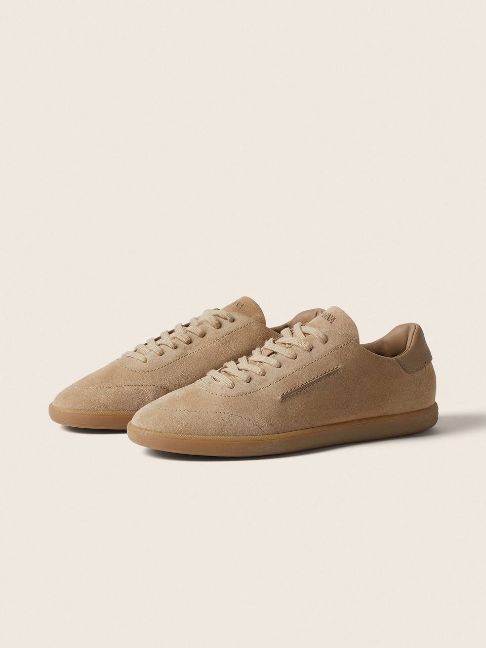 Zegna Beige 232 Suede Sneakers