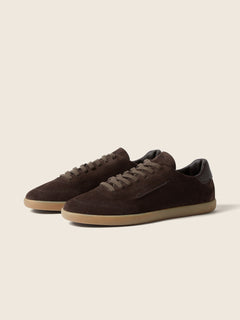 Zegna Dark Brown 232 Suede Sneakers