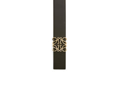 LOEWE Reversible Anagram Belt In Smooth Calfskin Tan/Black/Gold