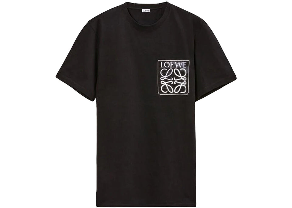 LOEWE Anagram Fake Pocket T-Shirt Black/White