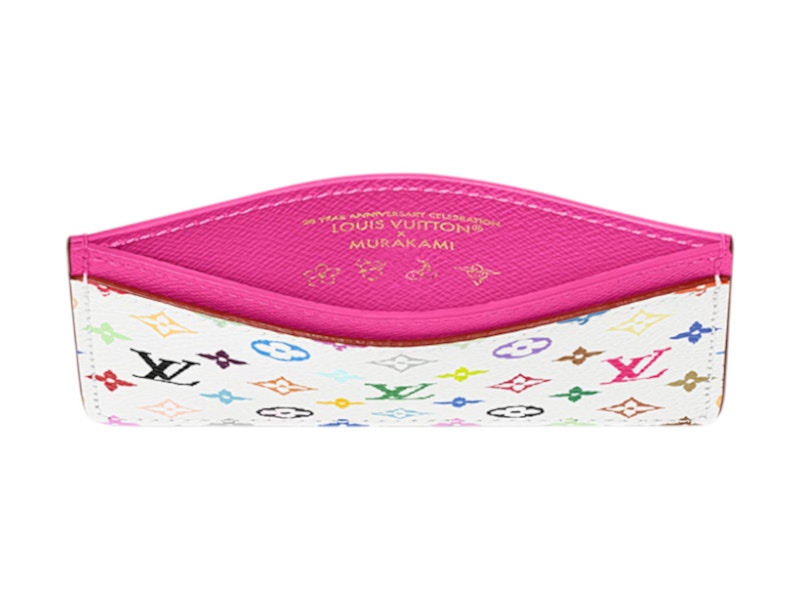 Louis Vuitton x Takashi Murakami Card Holder White Multicolored