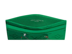 Louis Vuitton Golf Double Card Case Green