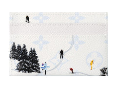 Louis Vuitton Ski Double Card Case White