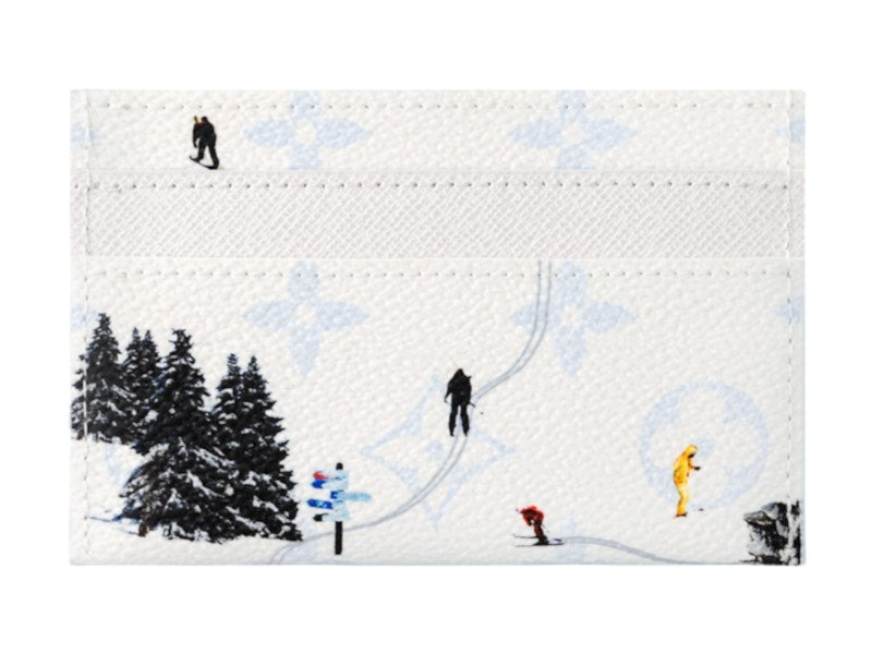 Louis Vuitton Ski Double Card Case White