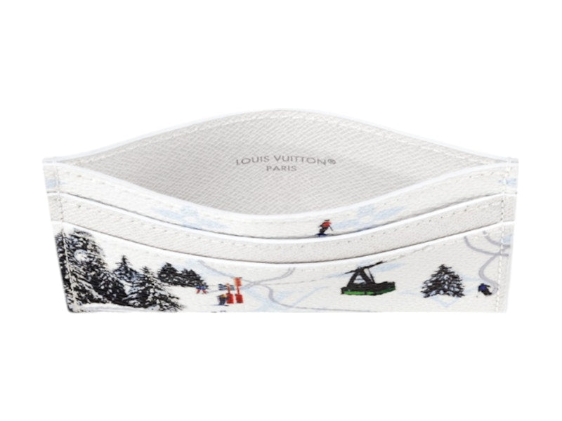 Louis Vuitton Ski Double Card Case White