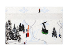 Louis Vuitton Ski Double Card Case White