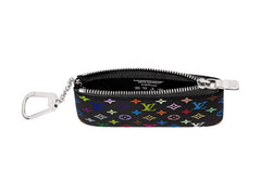 Louis Vuitton x Takashi Murakami Key Pouch Black Multicolored