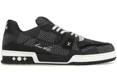 Louis Vuitton Lv Trainer Black Damier 3D Denim
