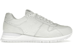 Louis Vuitton Run Away Sneaker Monogram Embossed Leather White