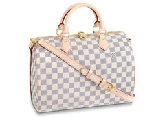 Louis Vuitton Speedy Bandouliere Damier Azur 30 White/Blue