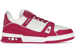Louis Vuitton Trainer Low White Fuchsia