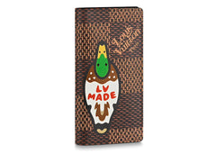 Louis Vuitton x Nigo Brazza Wallet Damier Ebene Giant Brown